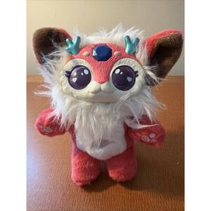 Magic Mixies Magical Misting Pet Plush Doll Color Surprise Deer Red Pink Rein